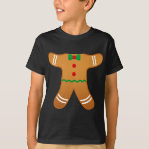 T-shirt Cookie Baking Holiday Gingerbread Homme costume