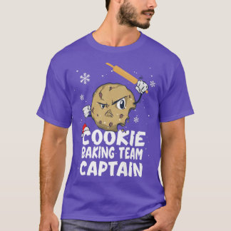 T-shirt Cookie Baking Team Capitaine Funny Christmas Ginge