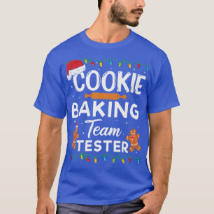 T-shirt Cookie Baking Team Tester Gingerbread Drôle Christ
