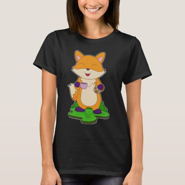 T-shirt Cookie café Fox (Devant)