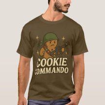 T-Shirt Cookie Commando – Édition Casque Vert