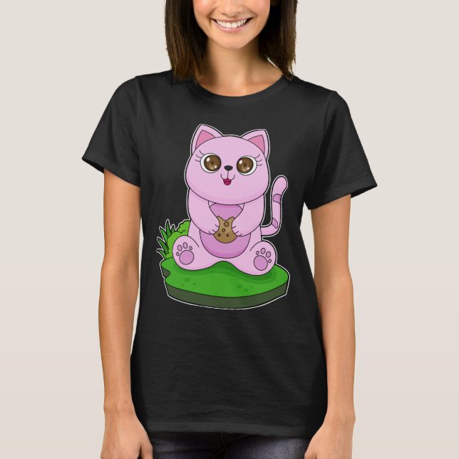 T-shirt Cookie de chat (Devant)