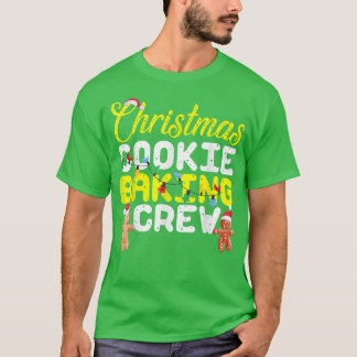 T-shirt Cookie de Noël Cuisine d'équipage Pain d'épice Hom