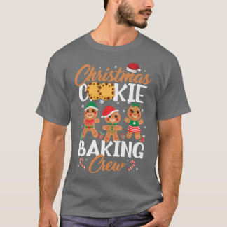 T-shirt Cookie de Noël Cuisinière Crew Funny Xmas Cookie E