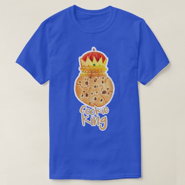 T-shirt Cookie King Cookies Baker Couple Baking (Design devant)