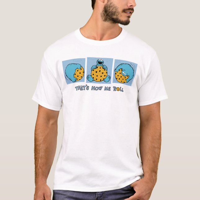 T-shirt Cookie Monster | C'est comme ça que je roule (Devant)