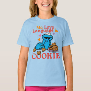 T-shirt Cookie Monster Citation de la Saint Valentin