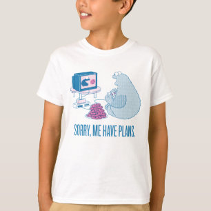 T-shirt Cookie Monster   Désolé, J'Ai Des Plans