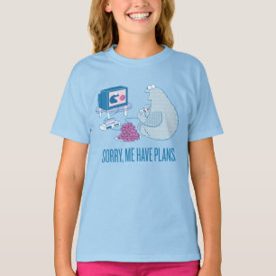 T-shirt Cookie Monster Désolé, J'Ai Des Plans