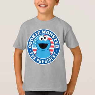T-shirt Cookie Monster pour Président