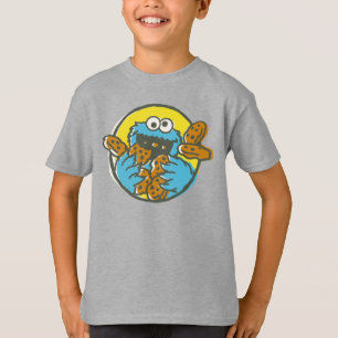 T-shirt Cookie Monster Retro