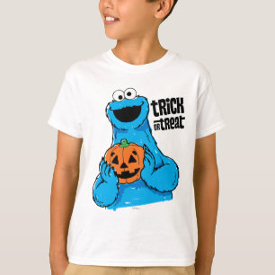 T-shirt Cookie Monster - Tricoter Ou Traiter