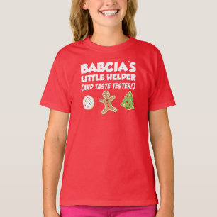 T-shirt Cookies de Noël de Babcia