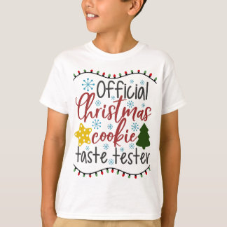 T-shirt Cookies de Noël officiels pour le Père Noël