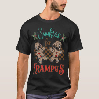 T-shirt Cookies For Krampus Creepy Gingerbread Man Horror