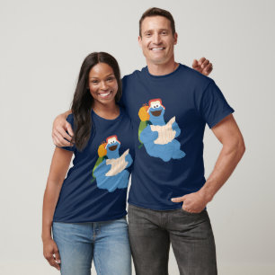 T-shirt Cookies Monster Lire Une Carte