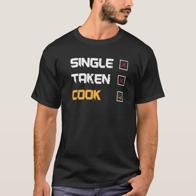 T-shirt Cooking accessoires for men chef equipment single  (Devant)