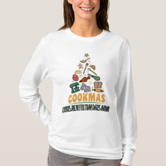 T-shirt Cookmas - Les Cookies Sont Meilleurs Que Les Dates