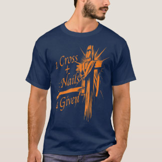 T-shirt Cool 1 Croix 3 ongles 4 Donné Dieu chrétien