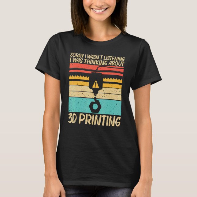 T-shirt Cool 3D Print For Men Women 3D Printer  Printing (Devant)