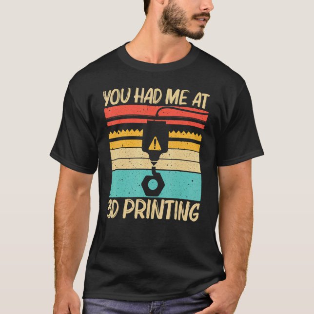T-shirt Cool 3D Print For Men Women 3D Printer   Printing (Devant)