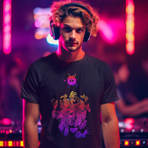T-shirt Cool Abstrait coloré