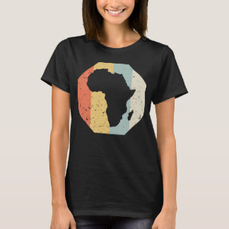 T-shirt Cool AFRICA WomenMen Retro African Outline