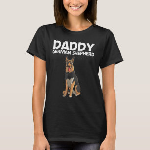 T-shirt Cool Allemand Berger Pour Hommes Papa Chien GSD K9