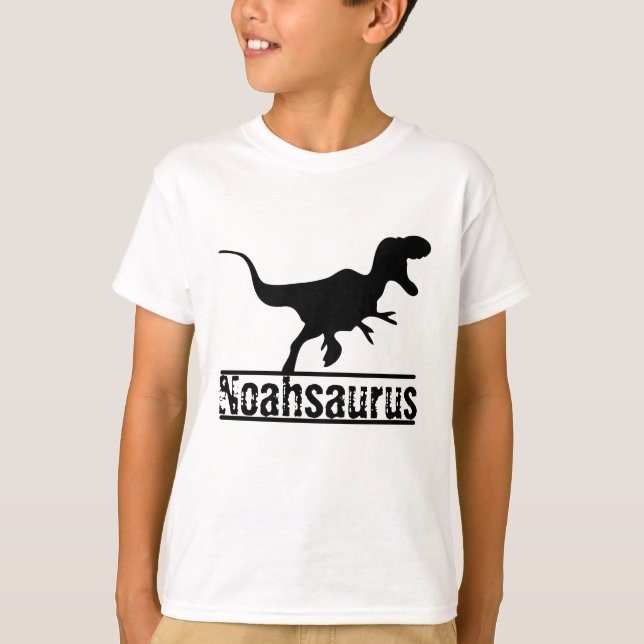 T-shirt Cool Anniversaire Personnalisé Dinosaur Chemise de (Devant)