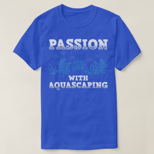 T-shirt Cool Aquascape Design Citation Je suis un gardien (Design devant)