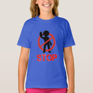 T-shirt Cool ARRÊTE   Ne pas entrer de graphique