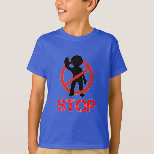 T-shirt Cool Arrêtez TOUT Ne pas entrer Graphique