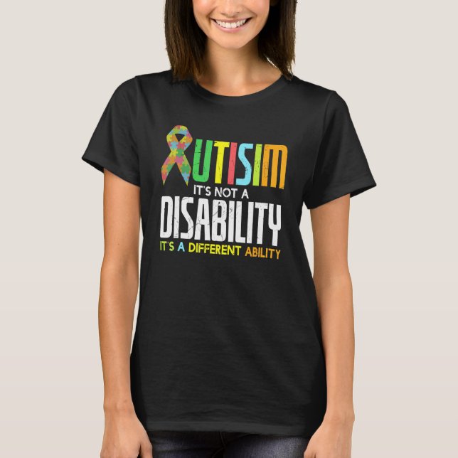 T-shirt Cool Autisme Non Handicap Juste Une Autre Voiture  (Devant)