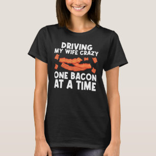 T-shirt Cool Bacon Art Pour Hommes Papa Porc Porc Bandes P
