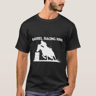 T-shirt Cool Barrel Racing Art Pour Hommes Papa Horseback