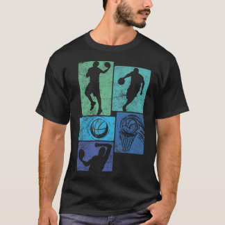 T-shirt Cool Basketball Design Basketball Joueur Sport
