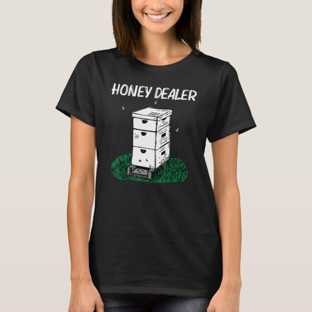 T-shirt Cool Beekeeping For Men Women Honeybee Honeycomb   (Devant)