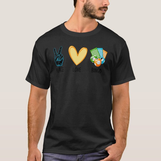 T-shirt Cool Bingo For Men Women Bingo Caller Player Casin (Devant)