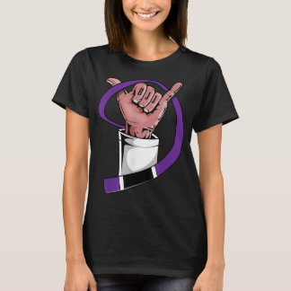 T-shirt Cool BJJ Ceinture violette Cadeau Jiu Jitsu, Mar