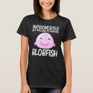 T-shirt Cool Blobfish Design Pour Hommes Femmes Pêcheurs P