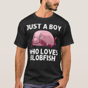 T-shirt Cool Blobfish Pour Garçons Enfants Blob Poisson Me