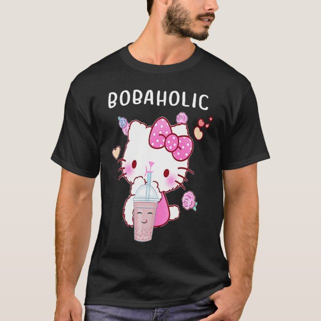 T-shirt Cool Boba Holic Boba Bubble Tea Lovers (Devant)