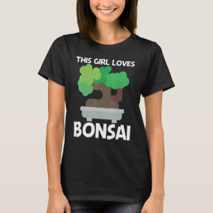 T-shirt Cool Bonsai Pour Filles Arbre Plante Jardin 1