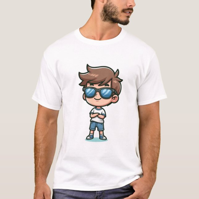 T-shirt Cool Boy Swag (Devant)
