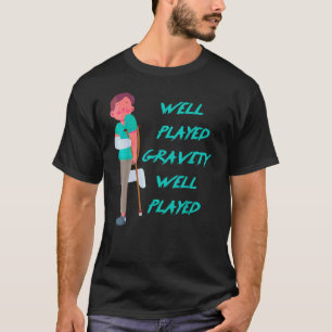 T-shirt Cool Bras Et Jambe Cassés Pour Enfants Gag Gravity