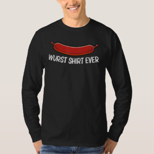 T-shirt Cool Bratwurst Pour Hommes Femmes Wurst Choppé Via