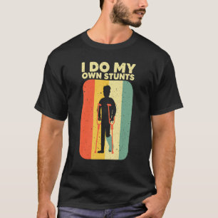 T-shirt Cool Broken Jambe Pour Hommes Femmes Brog Jambe Fo