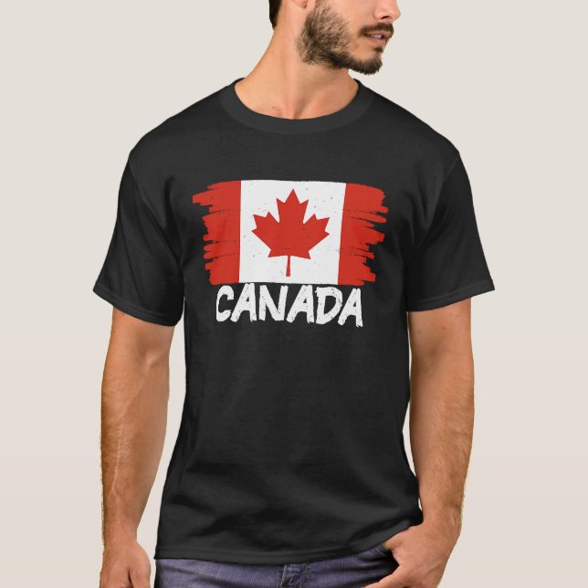 T-shirt Cool Canada Flag (Devant)