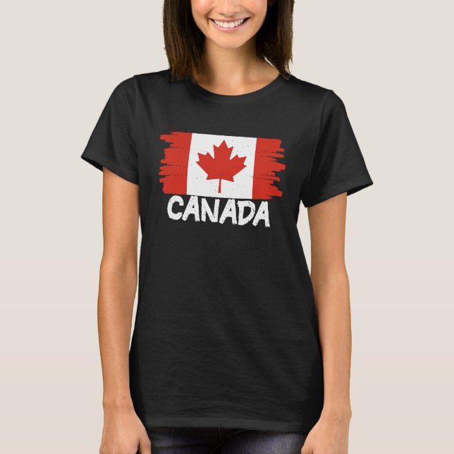 T-shirt Cool Canada Flag (Devant)