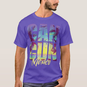 T-shirt Cool Cancun Art Meico Vacances ÉtéHommes Femmes En